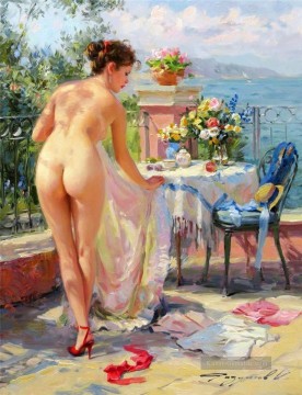 Nacktheit des Impressionismus Werke - Hübsche Frau KR 031 Impressionist nackt